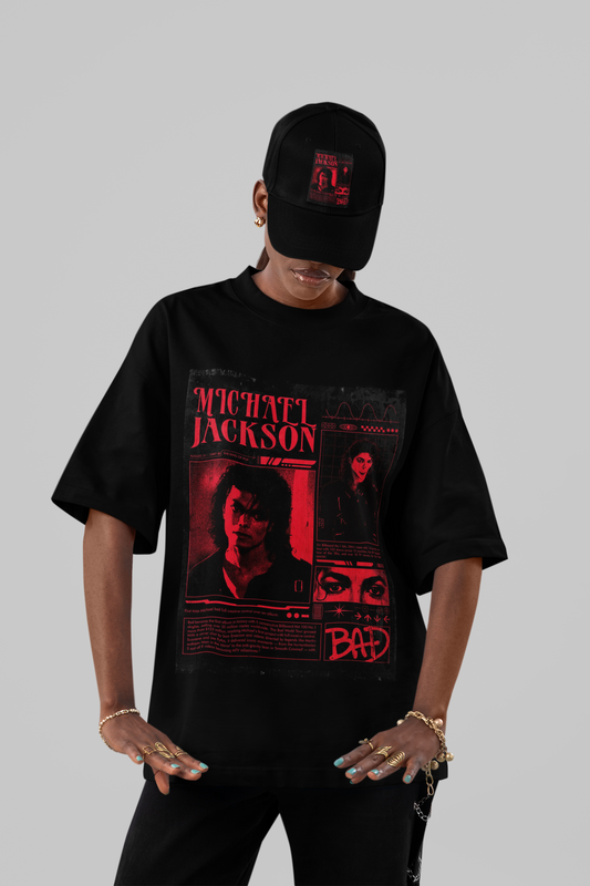 "BAD Era" Michael Jackson Oversized Retro Tee