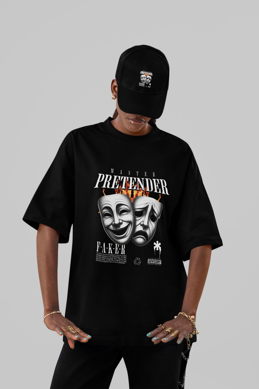 "Master Pretender" Dual Mask Statement Tee