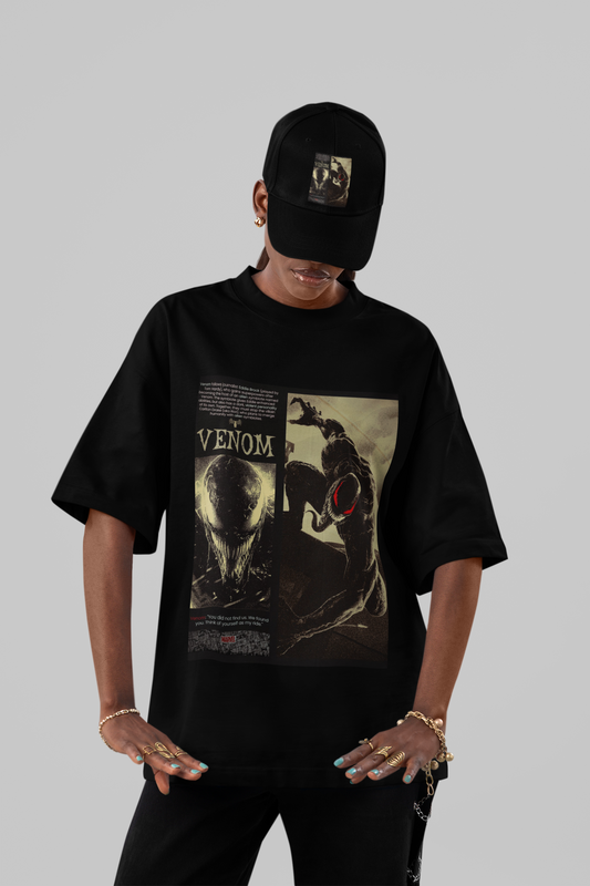 Venom Movie Poster Oversized T-Shirt