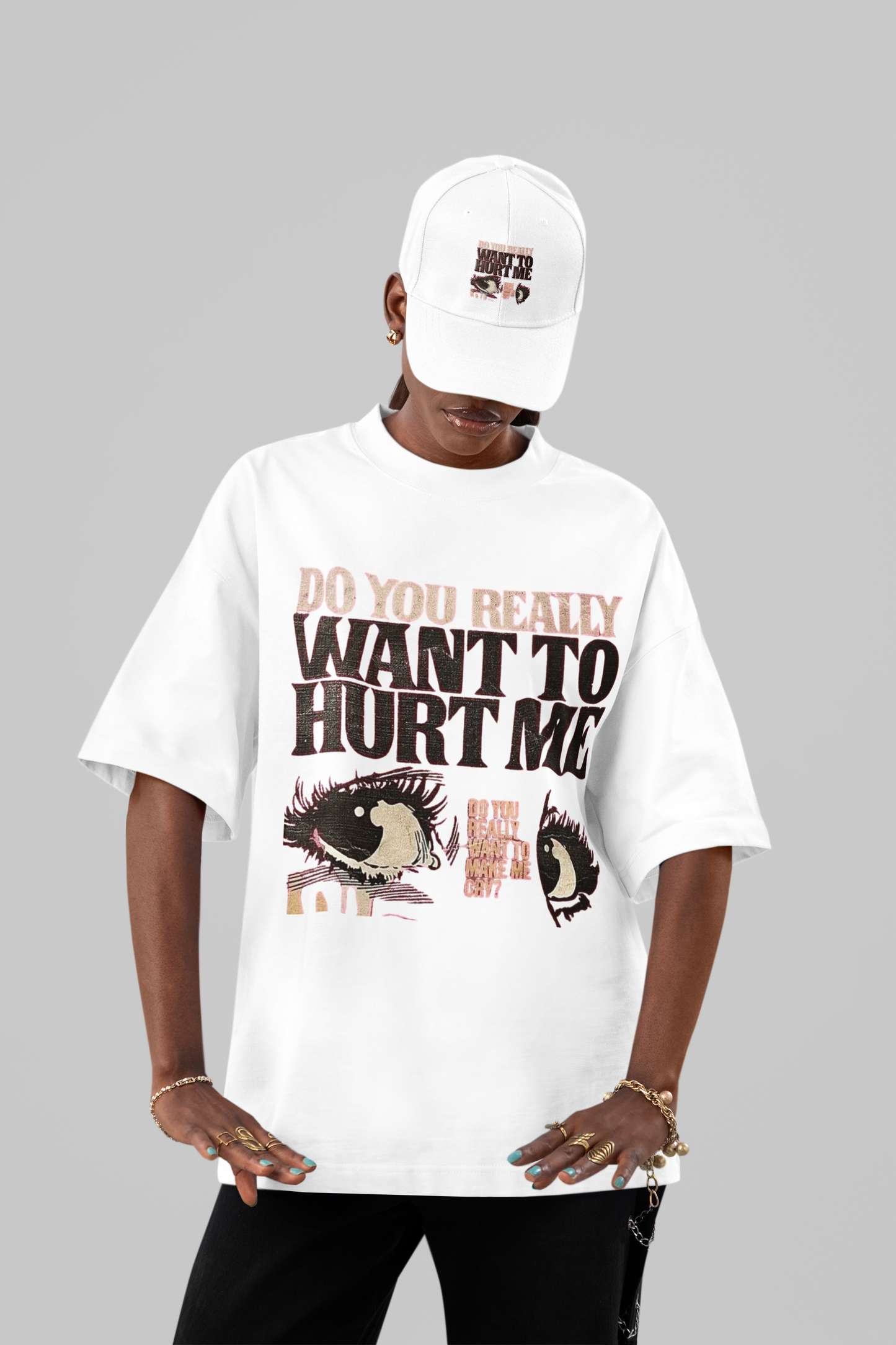 Do You Really Want To Hurt Me" Vintage Graphic Tee