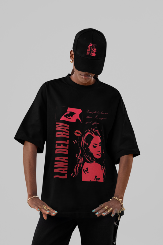 Title Lana Del Rey Vintage Graphic Oversized Tee