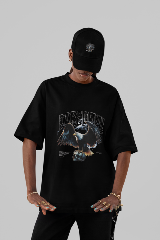 Daredevil" Eagle and Skull Oversized Tee