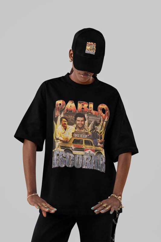 Pablo Escobar Vintage Graphic Oversized T-Shirt