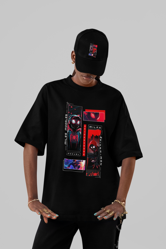 Cyberpunk Spider-Man Panel Graphic Tee