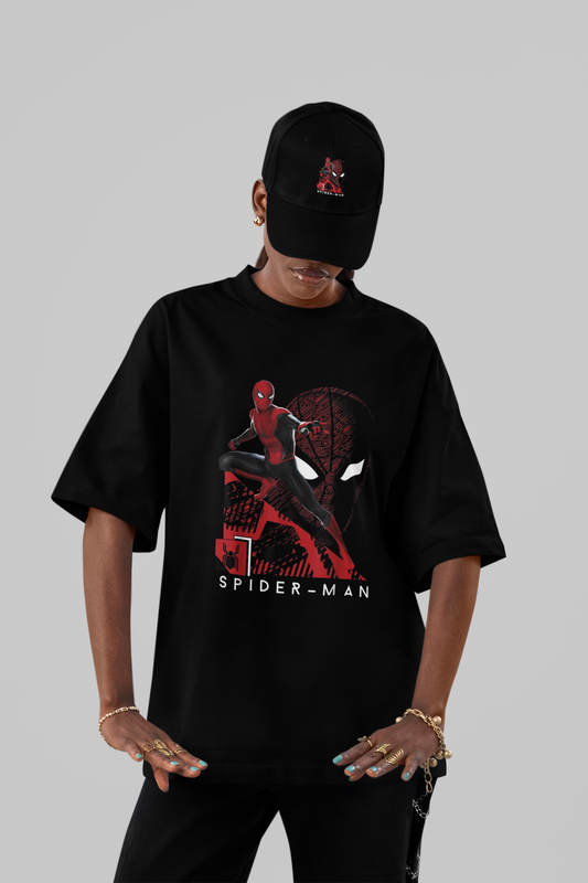 Spider-Man Cinematic Silhouette Graphic Tee