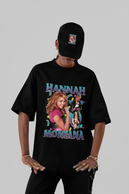 Vintage Hannah Montana Y2K Bootleg Style Oversized T-Shirt