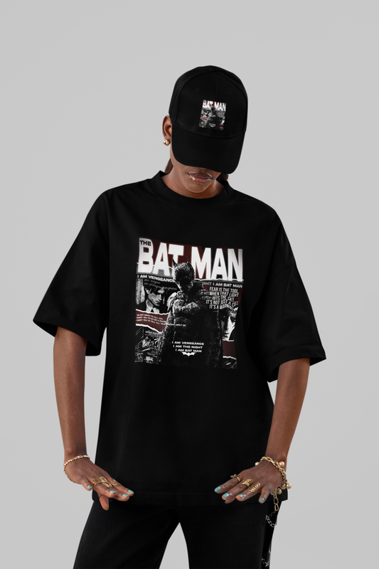 The Batman (2022) Noir Vengeance Oversized Tee | I Am Vengeance