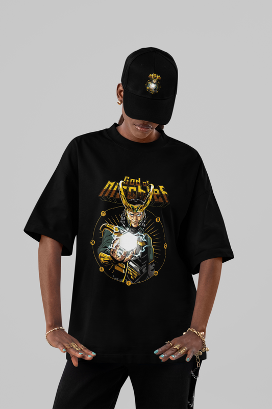 Loki "God of Mischief" Oversized Graphic Tee
