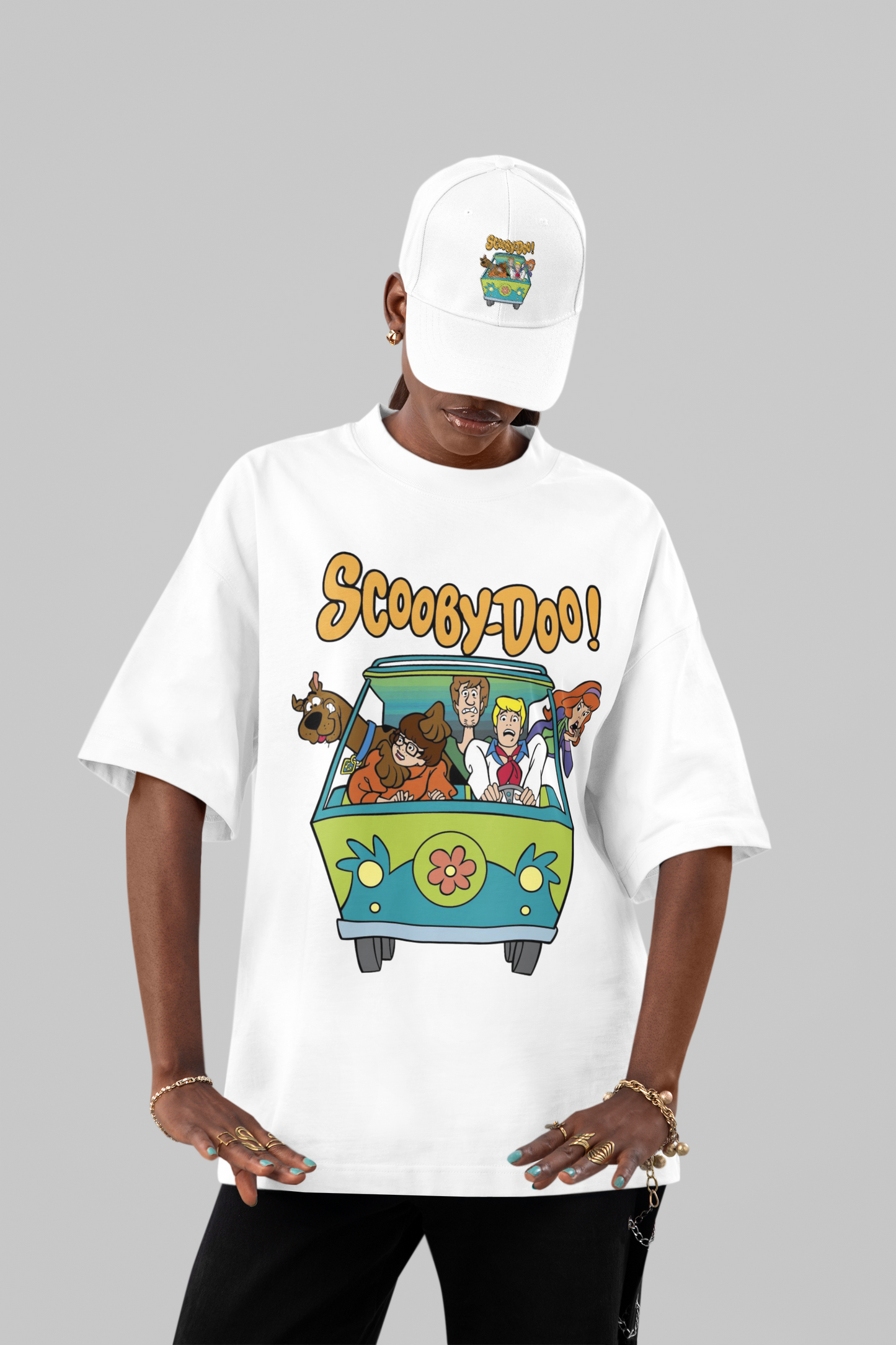 Scooby-Doo! Mystery Machine Classic Cartoon Oversized Tee