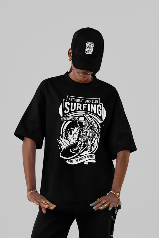 Astronaut Surf Club Oversized Graphic Tee