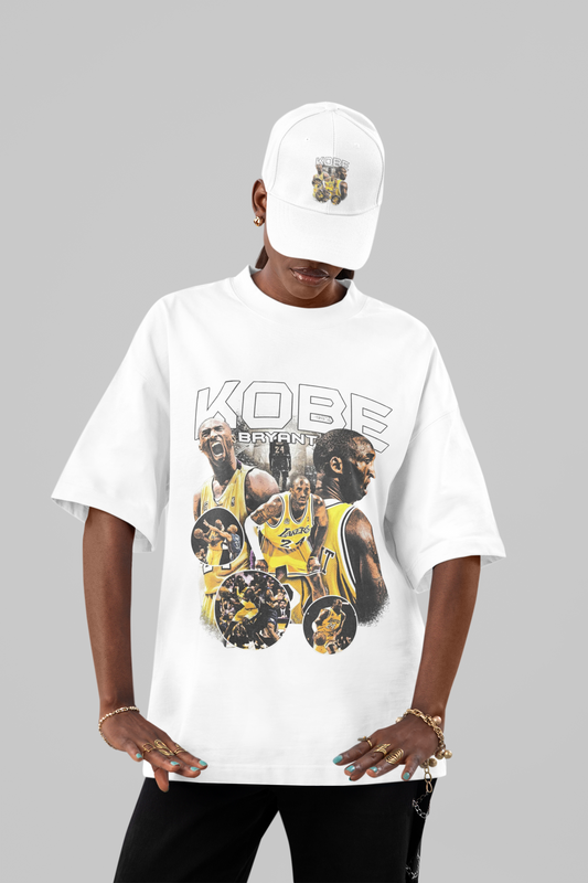 Oversized Vintage Kobe Bryant 'Mamba Tribute' Graphic T-Shirt