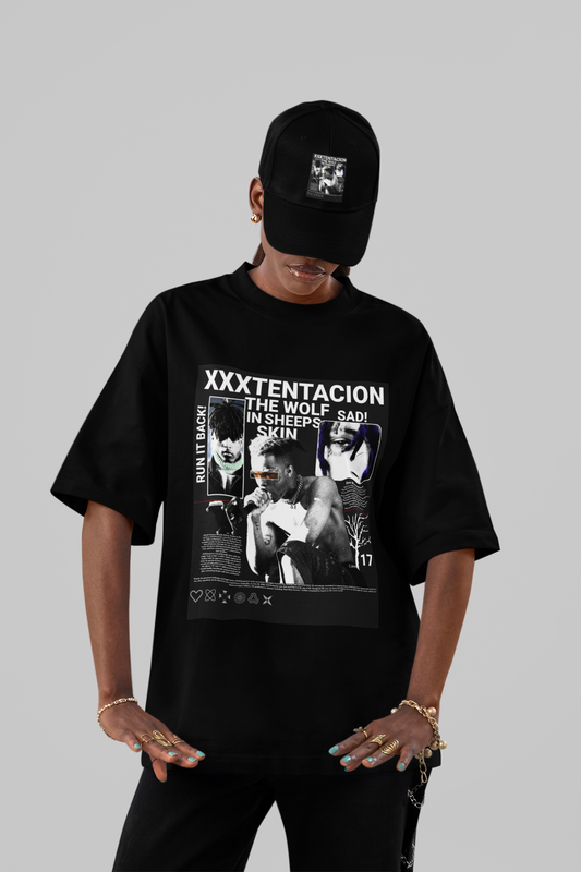 XXXTENTACION '17' Era Tribute Oversized Graphic Tee