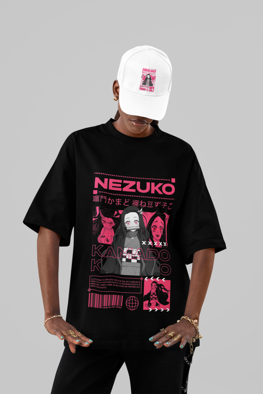 Nezuko Kamado Urban Tee – Oversized Demon Slayer Streetwear