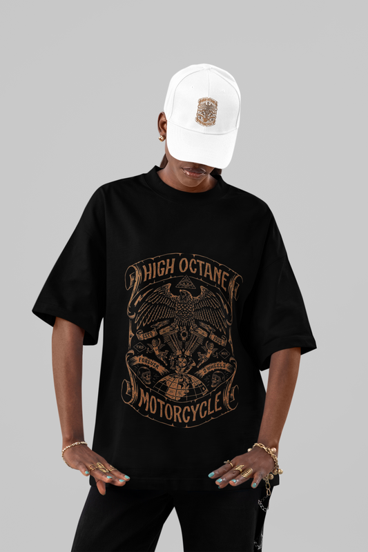 High Octane Motorcycle Emblem Tee