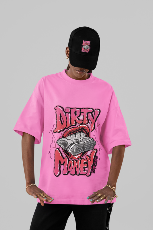Dirty Money Oversized Graphic Tee