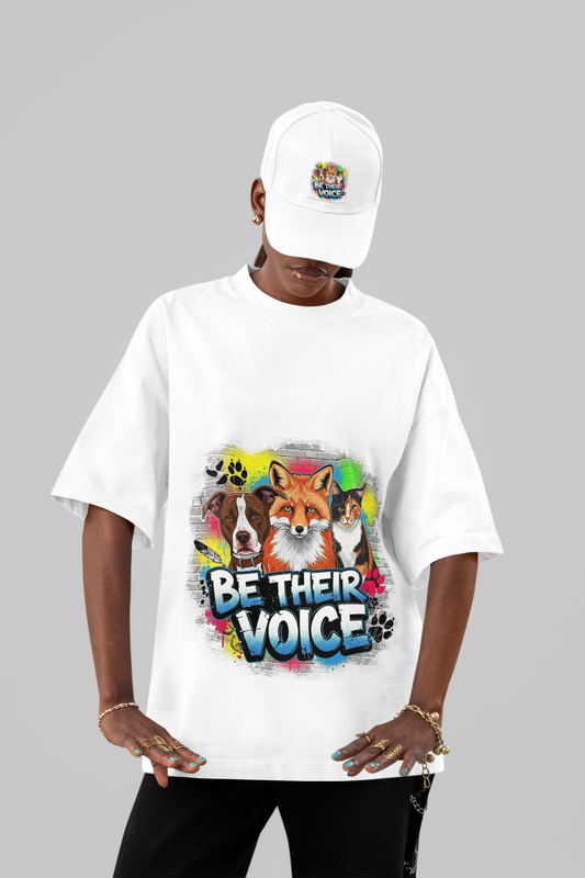 Be Their Voice – Animal Advocacy Oversized Tee