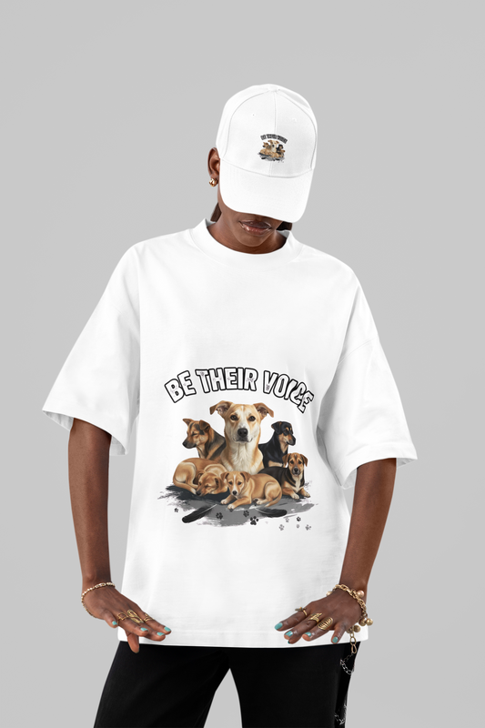 Be Their Voice – Dog Lover Oversized Tee